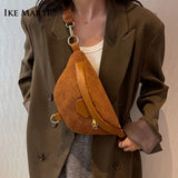 Winter Corduroy Belt Bag Fanny pack And Phone Pack Ladies Shoulder Crossbody