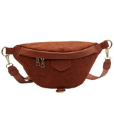 Winter Corduroy Belt Bag Fanny pack And Phone Pack Ladies Shoulder Crossbody