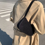 Winter Corduroy Underarm Bag Casual Women Shoulder Bags Travel
