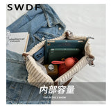 Winter Corduroy Women Handbags Travel Female Chain Shoulder Bag Large Capacity