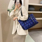 Women's Winter Down Bag Space Cotton Shoulder Handbag