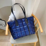 Women's Winter Down Bag Space Cotton Shoulder Handbag