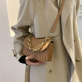 Winter Chain Small Handbags Crossbody Bag Purse