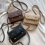Winter Chain Square Handbags For Women Casual Female Shoulder Bag