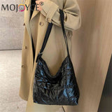 Winter Shoulder Bag Large-capacity Cotton Padded Top-handle Bag