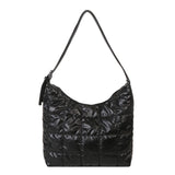 Winter Shoulder Bag Large-capacity Cotton Padded Top-handle Bag