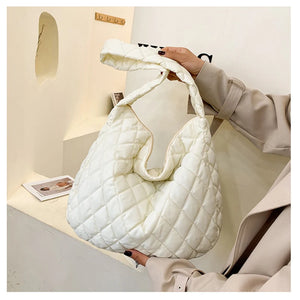 Winter Shoulder Bag for Women Casual Large Capacity Handbags Female