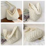 Winter Shoulder Bag for Women Casual Large Capacity Handbags Female