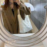 Winter Shoulder Handbags Large-capacity Top-handle Bag for Ladies