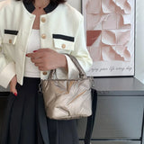 Winter Women's Handbags Padded Shoulder Bags Soft Tote Bags For Women
