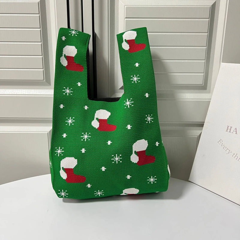 Winter Women's Large Shoulder Bag Knitting Clutch Handbag Tote Shop