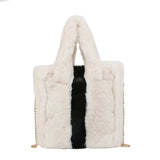 Winter Hairy Women Bag High Capacity Handbag Shoulder Tote Girls Purses Soft