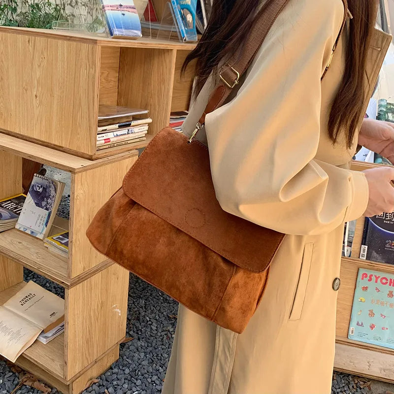 Winter Hot Shoulder Bag Vintage Flap Messenger Handbag