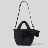 Winter Lady Down Bag Space Cotton Tote Bag Solid Shoulder Bag Women