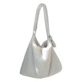 Winter Lamb Faux Fur Women Shoulder Bag Soft Plush Messenger Bag