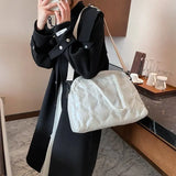Winter Large Capacity Shoulder Bag for Women Handbag Waterproof Nylon Bags