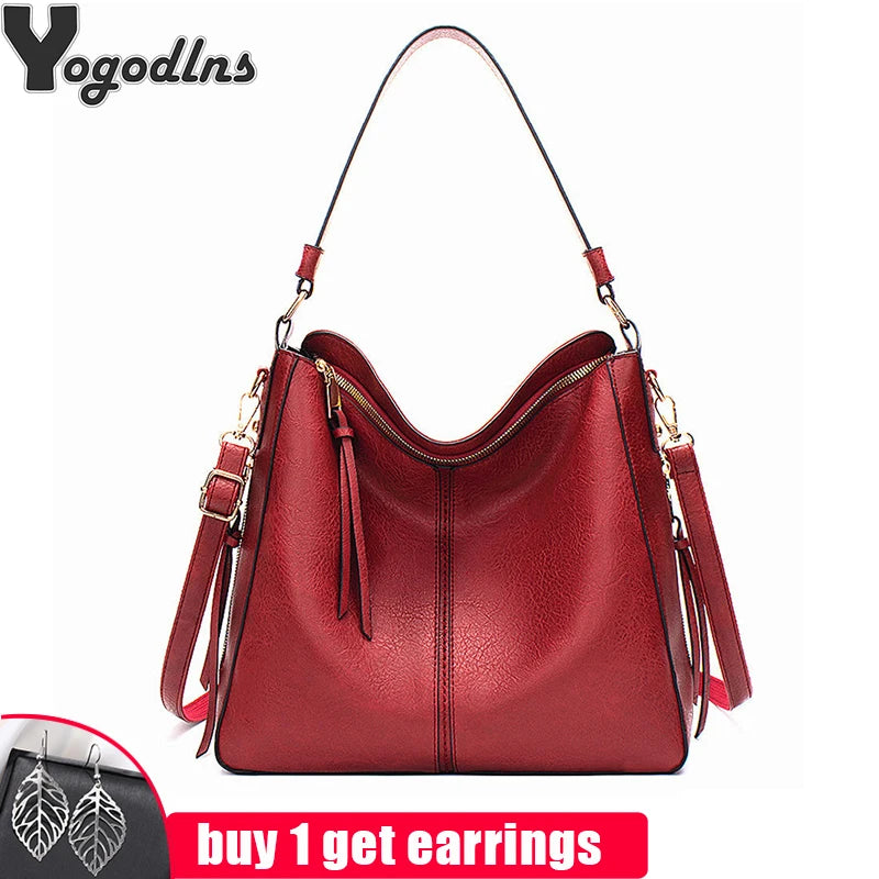 Winter Large Capacity Shoulder Crossbody Bags Women Armpit Hobo Bag