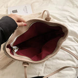 Winter Large Capacity Women Shoulder Bag Faux Fur Crossbody Bag Handbag