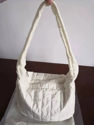 Winter Large Capacity Women Shoulder Messenger Bags Retro Plaid Female Shopping