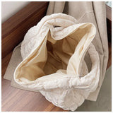 Winter Large Capacity Women Shoulder Messenger Bags Retro Plaid Female Shopping