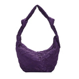 Winter Large Women's Shoulder Crossbody Bags Cotton Fabric Hobo Bag