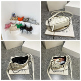 Rivet Half Moon Hobo Bag with Purse, Punk Style Lady Shoulder Bag