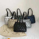 Winter Down Cotton Shoulder Bag Nylon Ladies Handbags Large Crossbody Bags Tote