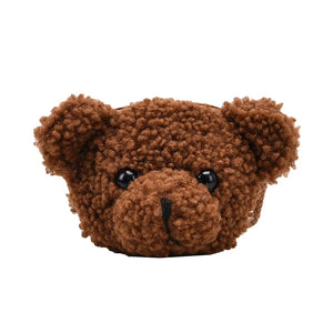 Winter Shoulder Bag Soft Warm Fur Crossbody Bag Plush Bear Handbag