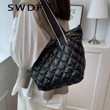 Women's Winter Shoulder Bag Large Capacity Crossbody Tote Handbag
