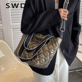 Women's Winter Shoulder Bag Large Capacity Crossbody Tote Handbag