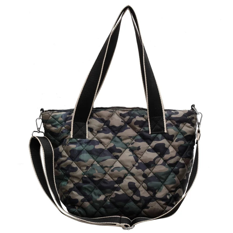 Women's Winter Shoulder Bag Large Capacity Crossbody Tote Handbag