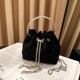 Winter Velvet Bucket Bag Women Handbags Crossbody Tote