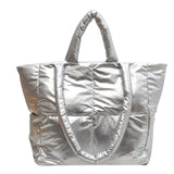 Large Capacity Women's Shoulder Bag Casual Tote Handbag Down Cotton Purse