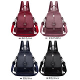 Winter Women Backpack High Leather Women Bag School Bags Retro Elegance
