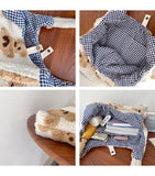 Winter Lamb Wool Shoulder Bag for Women