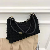 Winter Pleated Cloud Bag for Women Shoulder Bag Dumpling Bag