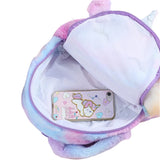 Winter Plush Backpack Children Cartoon School Bag Kindergarten Little Princess G