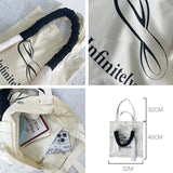 Winter Plush Shoulder Bag Women's Casual Handbag Large Capacity Tote Bags