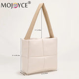 Winter Portable Travel Women PU Leather Plaid Checkered Pattern Handbag