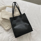 Winter Crocodile Pattern Shoulder Bag for Women