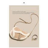 Winter Retro Soft Fabric Women?s Shoulder Bag Large Capacity Handbags