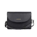 Winter Style Chain Handbags For Women Pu Leather Solid Female Shoulder Bag