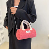 Winter Soft Plush Crossbody Bag Mini Faux Fur Women's Handbag