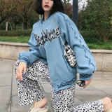 Soft Plush Leopard Print Women Shoulder Bag Vintage Female Tote Purse Handbags