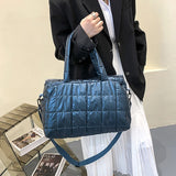 Winter Space Cotton Handbag Female Large Capacity Shoulder Bag Nylon Tote Bag