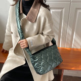 Winter Space Cotton Handbag Female Large Capacity Shoulder Bag