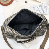 Winter Space Cotton Handbag Female Large Capacity Shoulder Bag Nylon Tote Bag