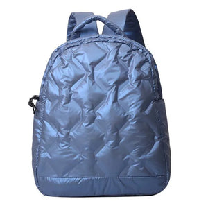 Large Capacity Winter Padded Down Backpack for Women