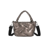 Winter Space Cotton Shoulder Bag For Woman Handbags High Down Bags