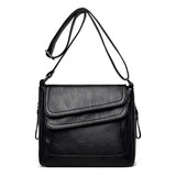 Soft Leather Handbags Women's Messenger Shoulder Crossbody Bags